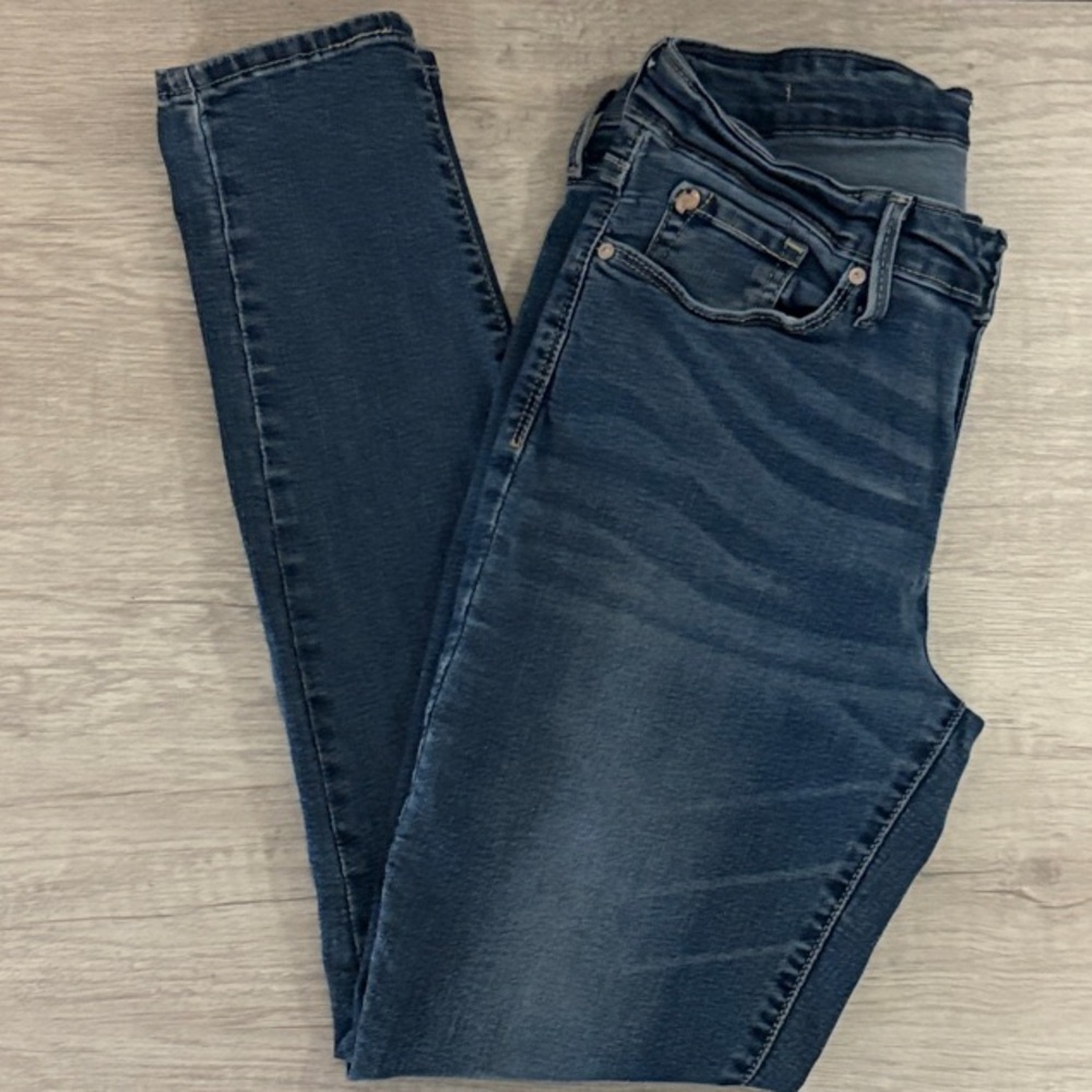 Levi's Light Blue Distressed Skinny Jeans
